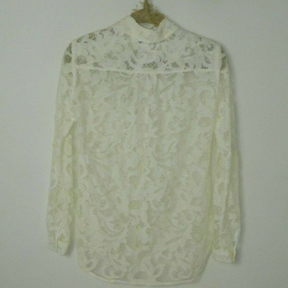 Diane Von Furstenberg Lorelei Two Bloom Lace White - Picture 4 of 10